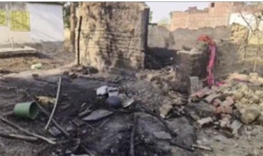 बिहार के सासाराम में झोपड़ी में लगी आग, 4 की मौत