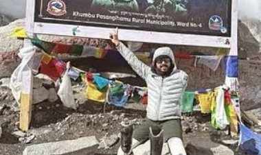 तीन कृत्रिम अंगों के बावजूद माउंट एवरेज के आधार शिविर तक पहुंचे कौशिक