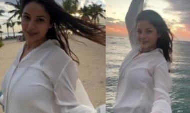 मॉरीशस में छुट्टियों का आनंद ले रहीं शहनाज़ गिल, 'ऐ उड़ी उड़ी' गाने पर थिरकीं