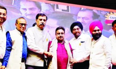 कैट राष्ट्रीय महामंत्री और नवनिर्वाचित सांसद खंडेलवाल को व्यापारियों ने दी शुभकामनाएं