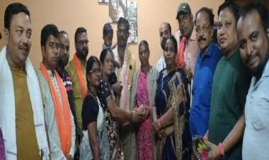 भारतीय जनता पार्टी द्वारा मीसा बंदियो के परिवार का सम्मान किया गया