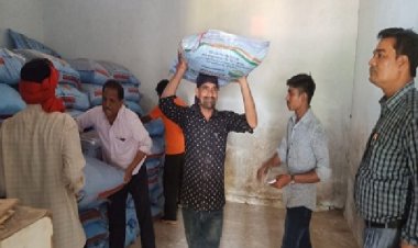 कृषि आदान उर्वरक एवं बीज का भण्डारण एवं वितरण कार्य प्रगति पर