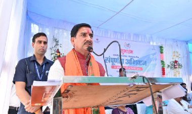 केन्द्रीय राज्य मंत्री श्री तोखन साहू ने आकांक्षीय विकासखंण्ड गौरेला में संपूर्णता अभियान का किया शुभांरभ