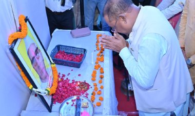 बीजापुर जिले में शहीद हुए जवानों को मंत्री श्रीमती लक्ष्मी राजवाड़े ने दी भावपूर्ण श्रद्धांजलि