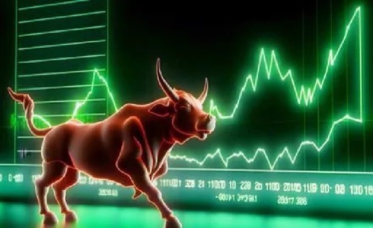 शेयर बाजार में रिकॉर्ड बढ़त, सेंसेक्स उछला