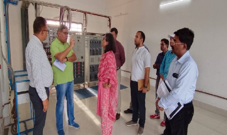 महाप्रबंधक नीनु इटियेरा ने अभनपुर, सीबीडी, मंदिर हसौद स्टेशन का किया निरीक्षण