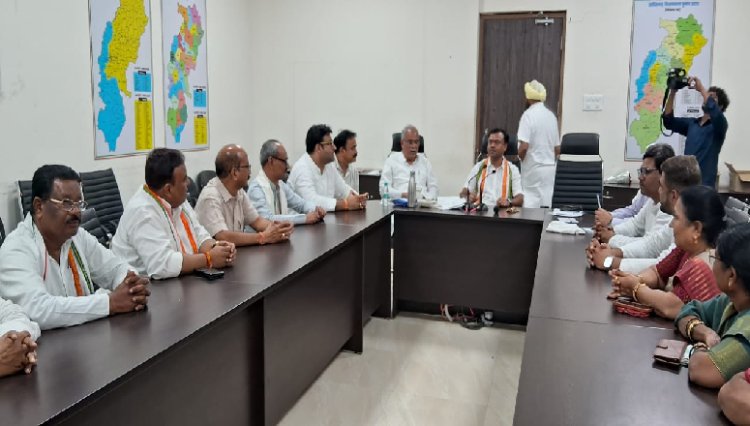 कांग्रेस की बैठक में रायपुर दक्षिण विस उपचुनाव की तैयारी-रणनीति पर हुई चर्चा