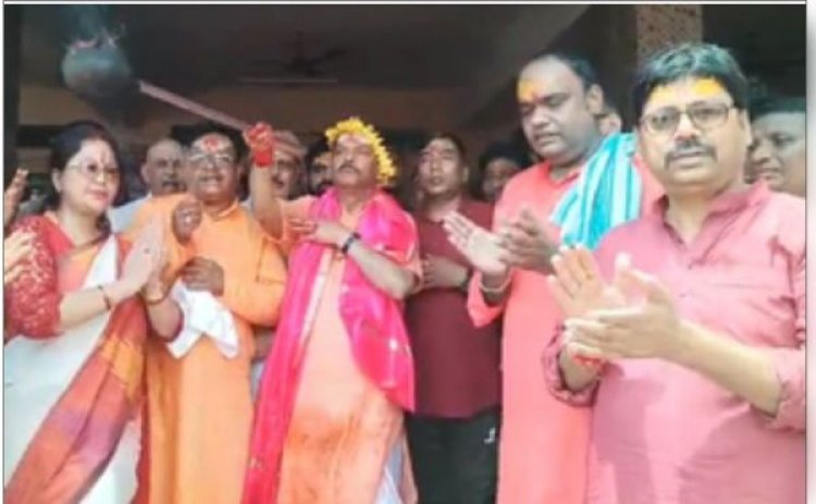 ओडिशा के राज्यपाल रघुवर दास ने झारखंड में बाबा बैद्यनाथ के किये दर्शन