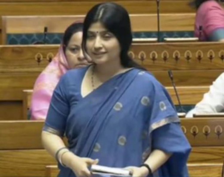 लोकसभा में सपा सांसद डिंपल यादव ने किसानों के मुद्दों पर सरकार को घेरा