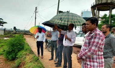 सीईओ ने किया महत्वाकांक्षी योजनाओं के अंतर्गत चल रहे कार्यों का निरीक्षण