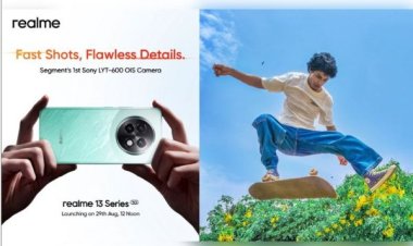 रियलमी 13 सीरीज 5जी में बेजोड़ स्पीड के साथ अत्याधुनिक कैमरा