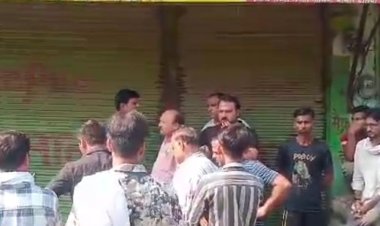 दतिया में चोरों के हौसले बुलंद:किराना दुकान में आधी रात को चोरी की कोशिश