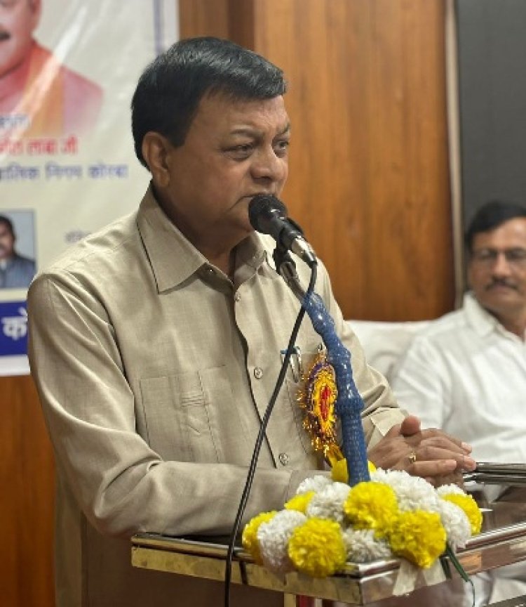 साहित्य भवन के विस्तार के लिए उद्योग मंत्री लखन लाल देवांगन ने की 20 लाख की घोषणा