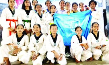 सीबीएसई फार ईस्ट जोन ताइक्वांडो टूर्नामेंट में जेपी इंटरनेशनल विद्यार्थियों का शानदार प्रदर्शन