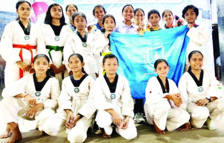 सीबीएसई फार ईस्ट जोन ताइक्वांडो टूर्नामेंट में जेपी इंटरनेशनल विद्यार्थियों का शानदार प्रदर्शन