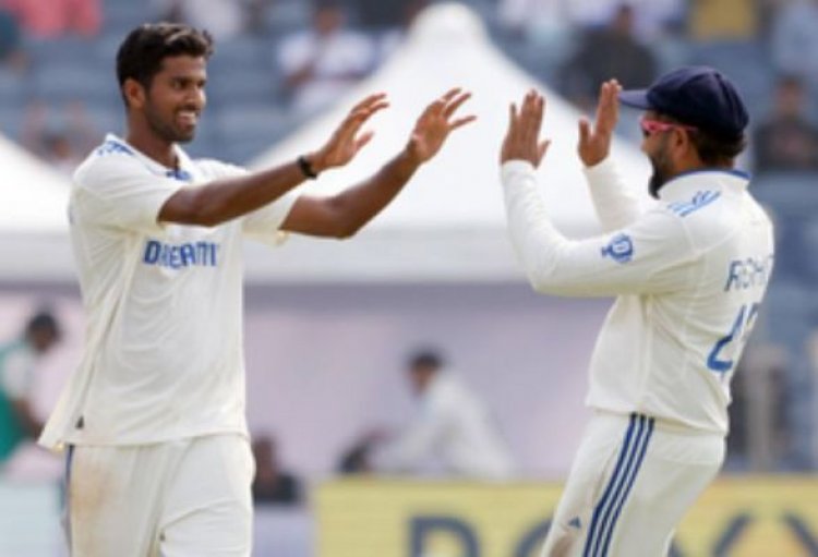 सुंदर के 7 विकेट ने न्यूजीलैंड को 259 पर समेटा