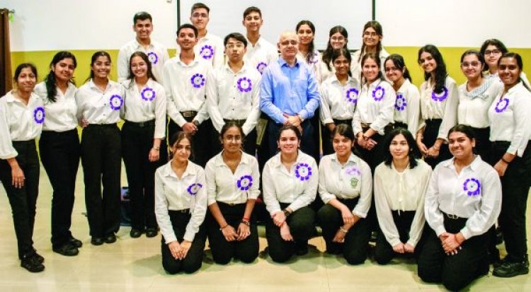 विभिन्न देशों के प्रतिनिधि बन डीपीएस रायपुर विद्यार्थियों ने वास्तविक मुद्दों को किया हल