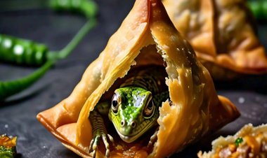 समोसा खाने से बच्चे को होने लगी उल्टियां, देखा तो निकली छिपकली, होटल का लाइसेंस निरस्त