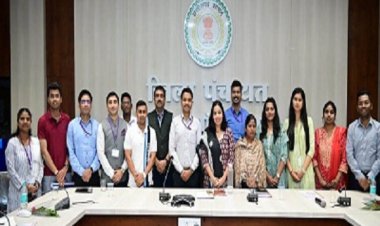 प्रशिक्षु आईएएस अधिकारियों के लिए जमीनी स्तर पर कार्य क्षेत्र में आ रही चुनौतियों को समझने तथा सीखने के लिए एक बेहतरीन अवसर : सीईओ जिला पंचायत