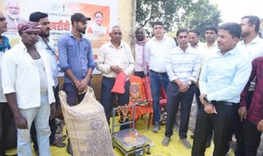 धान खरीदी महाअभियान का आगाज, किसानों में दिखा भारी उत्साह