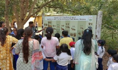 नंदनवन जंगल सफारी : प्रकृति दर्शन कार्यक्रम में 7000 से अधिक विद्यार्थियों ने लिया भाग