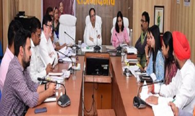 कलेक्टर ने ली समय अनुसूची के संबंध में राजनीतिक दलों की ली बैठक