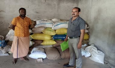 चंदन ट्रेडिंग सरिया एवं महिमा ट्रेडर्स भठली से 120 क्विंटल अवैध धान जप्त