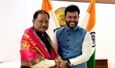 मुख्यमंत्री साय ने केंद्रीय नागरिक उड्डयन मंत्री से की मुलाकात