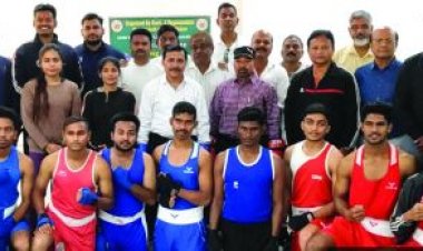 पं रविवि की पुरुष एवं महिला बॉक्सिंग टीम का हुआ चयन