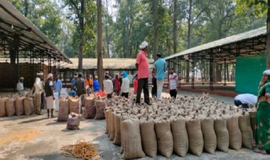 जिले में उचित व्यवस्था के साथ हो रही धान खरीदी