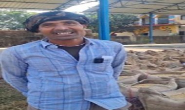 इलेक्ट्रॉनिक मशीन के तौल से खुश है किसान खेमलाल साहू