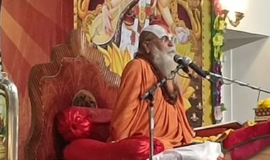 शाजापुर में श्रीमद् देवी भागवत कथा का आयोजन:मुरलीधर कृपा परिसर-कमला मंडपम में डॉ. रामानंददास जी ने दिए प्रवचन