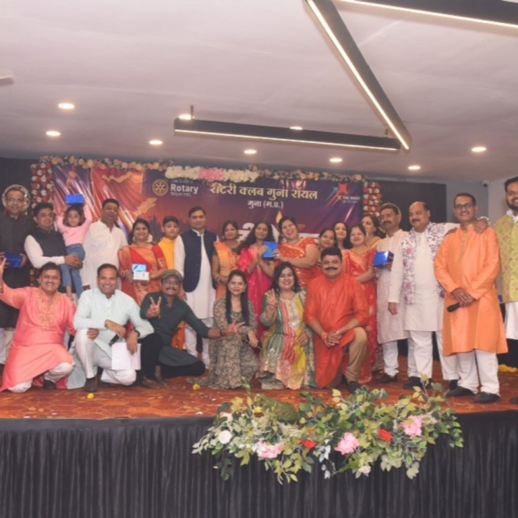 रोटरी क्लब गुना रॉयल का दीपावली मिलन कार्यक्रम आयोजित:इस बार रामायण रही थीम; रामायण पर आधारित एक्ट प्रस्तुत किए