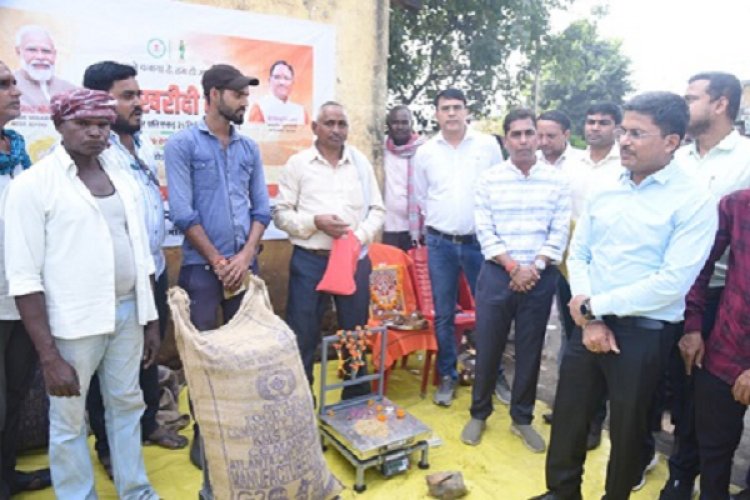 धान खरीदी महाअभियान का आगाज, किसानों में दिखा भारी उत्साह