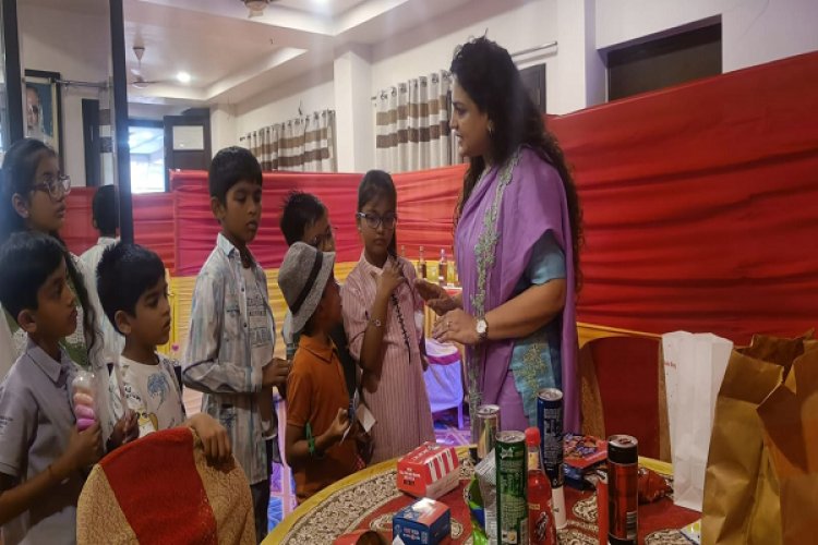 खेल-खेल में बच्चों का हुआ धार्मिक जुड़ाव,अच्छे भोजन और अच्छी आदतों की दी गई शिक्षा