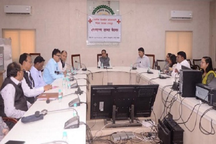 भारतीय रेडक्राॅस सोसायटी के रायपुर शाखा के लिए 15 सदस्य सर्वसम्मति से चुने गए