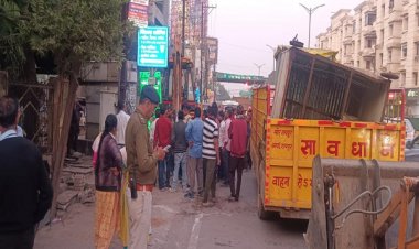 भारी वाहनों और अतिक्रमणकारियों पर पुलिस-निगम की ताबड़तोड़ कार्रवाई