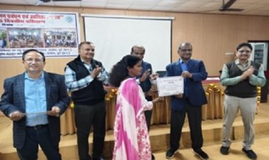 बकरीपालन प्रबंधन एवं उद्यमिता विकास तीन दिवसीय प्रशिक्षण सम्पन्न