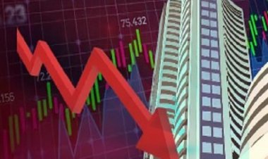 हफ्ते की शुरुआत में शेयर बाजार में गिरावट