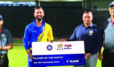 सैयद मुश्ताक अली ट्रॉफी में असम विरूद्ध मैच छग ने जीता