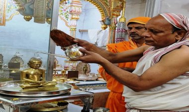 बड़ा मंदिर में मनाया गया अरहनाथ भगवान का जन्म कल्याणक महोत्सव