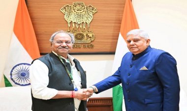 उपराष्ट्रपति धनखड़ से मिले सांसद बृजमोहन