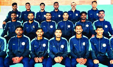 छग सीनियर पुरुष हैंडबाल टीम संघर्षपूर्ण क्वार्टर फाइनल में चंडीगढ़ से हुई पराजित