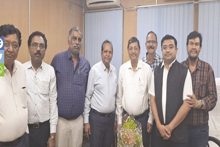 बीएसपी एंसीलरी एसोसिएशन ने बीएसपी के नए ईडी वक्र्स राकेश कुमार से किये मुलाकात