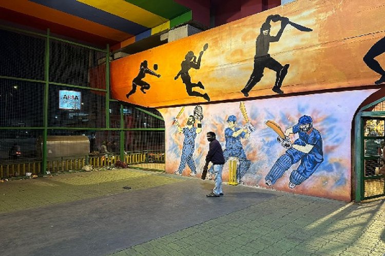 मल्टीपरपस गेम जोन में पहुंचे सुपर 30 के आनंद कुमार