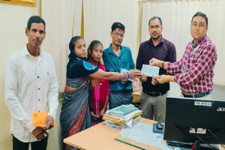 बिहान योजना के माध्यम से प्राप्त हुई बीमित राशि: