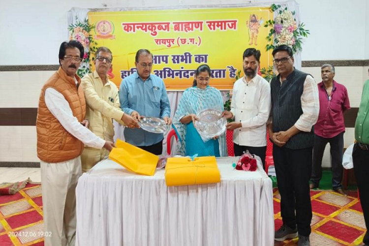 'एक थाली, एक थैला' अभियान में कान्यकुब्ज ब्राह्मण समाज का भी योगदान