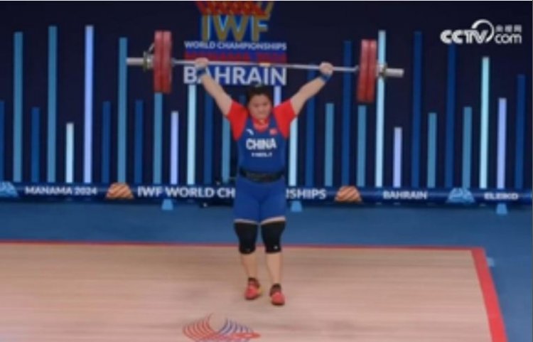 वू यान ने विश्व भारोत्तोलन चैंपियनशिप में महिलाओं के 87 किग्रा वर्ग में तीन स्वर्ण पदक जीते