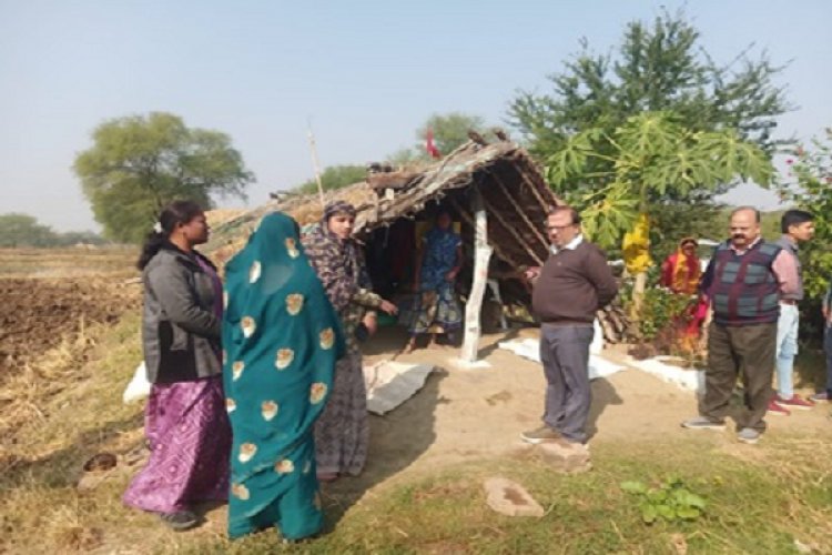 स्वच्छ भारत मिशन ग्रामीण के कार्यों का सीईओ अग्रवाल ने किया निरीक्षण