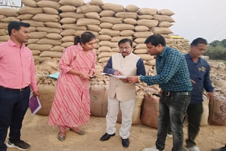 जिले में अब तक 981184.80 क्विंटल धान की खरीदी